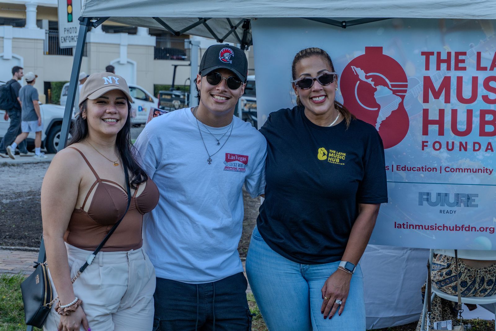 Foundation volunteers at a community event