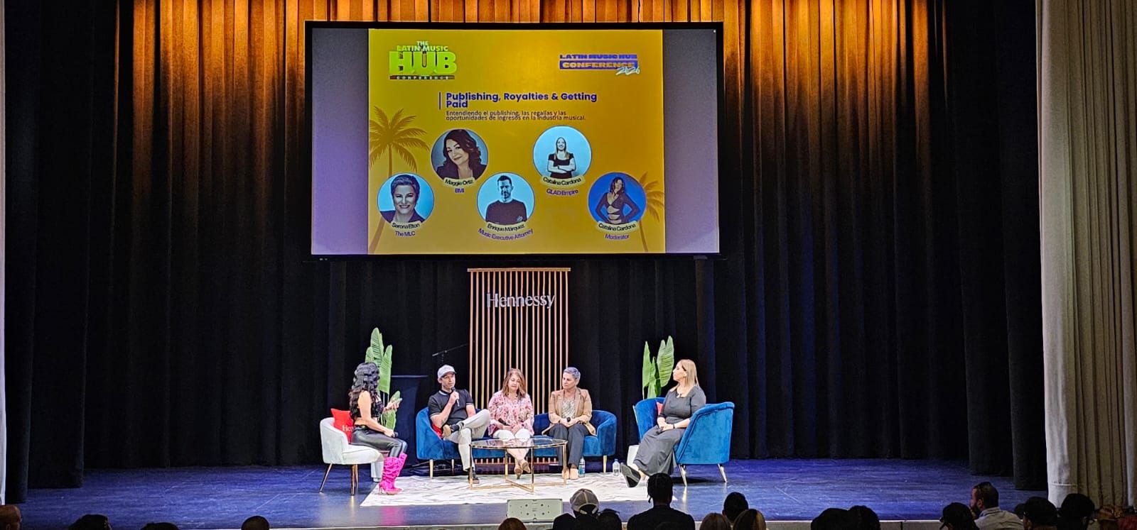 A panel on the Pugh Theater stage at the Dr. Phillips Center, 2026